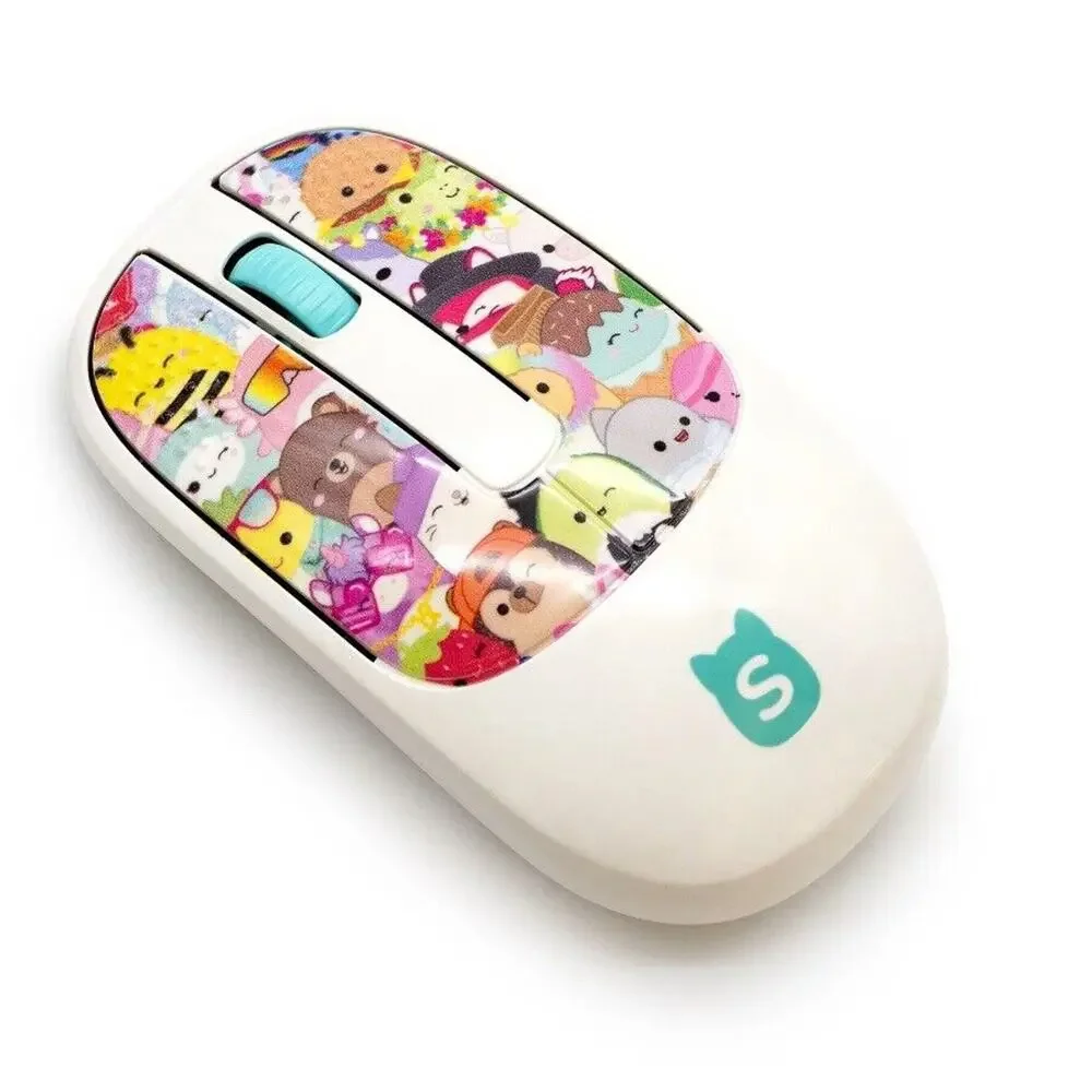Squishmallows Headset with Microphone, Wireless Mouse And Mouse pad Tech Bundle